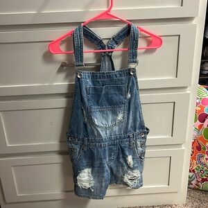 overalls with shorts